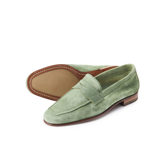 バーウィック, berwick, ウィメンズ, women's, コインローファー, ゴム×レザーソール