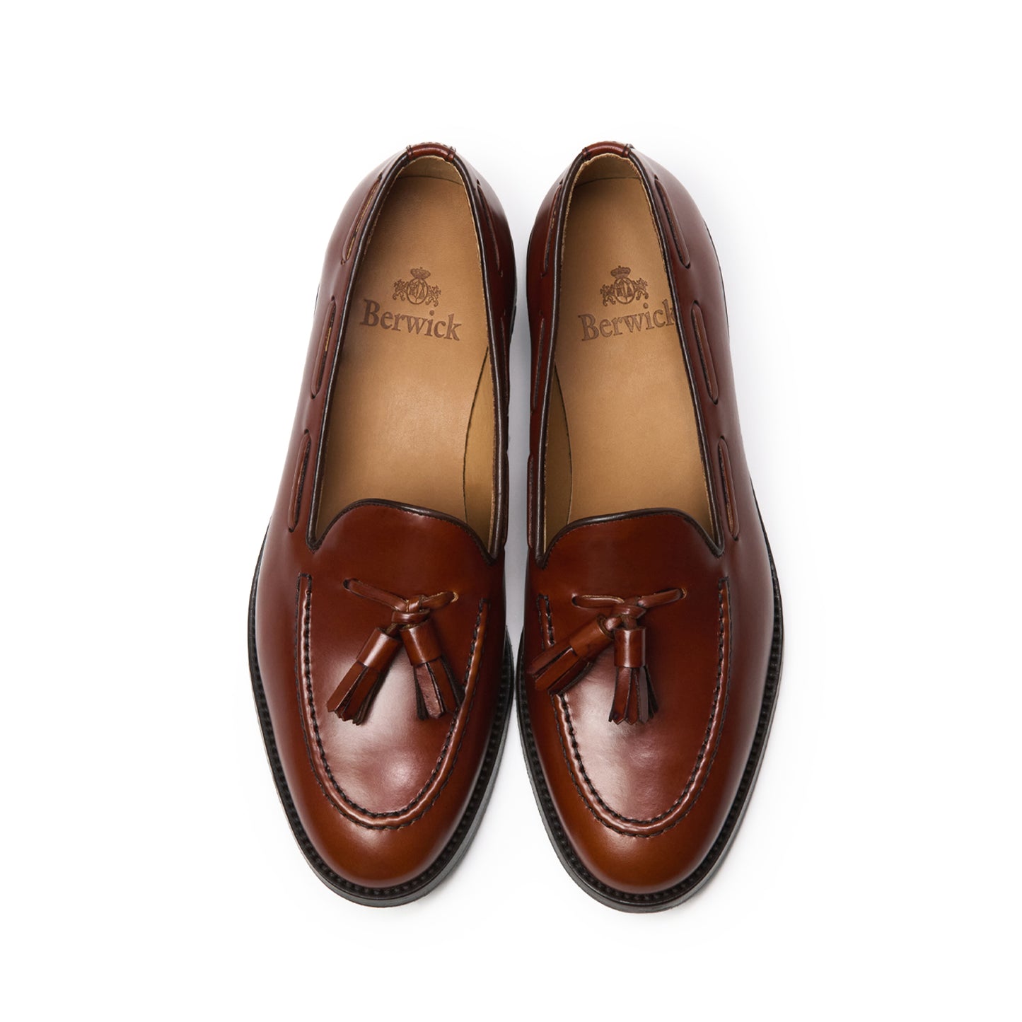 バーウィック, berwick, ウィメンズ, women's, タッセルローファー, ゴム×レザーソール