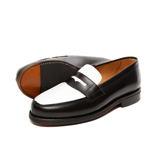 バーウィック, berwick, コインローファー, ゴム×レザーソール