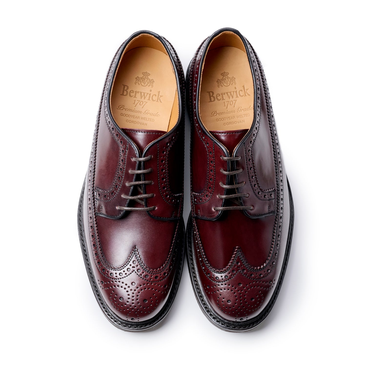 バーウィック, berwick, コードバン, CORDOVAN, ウイングチップ, ダイナイトソール