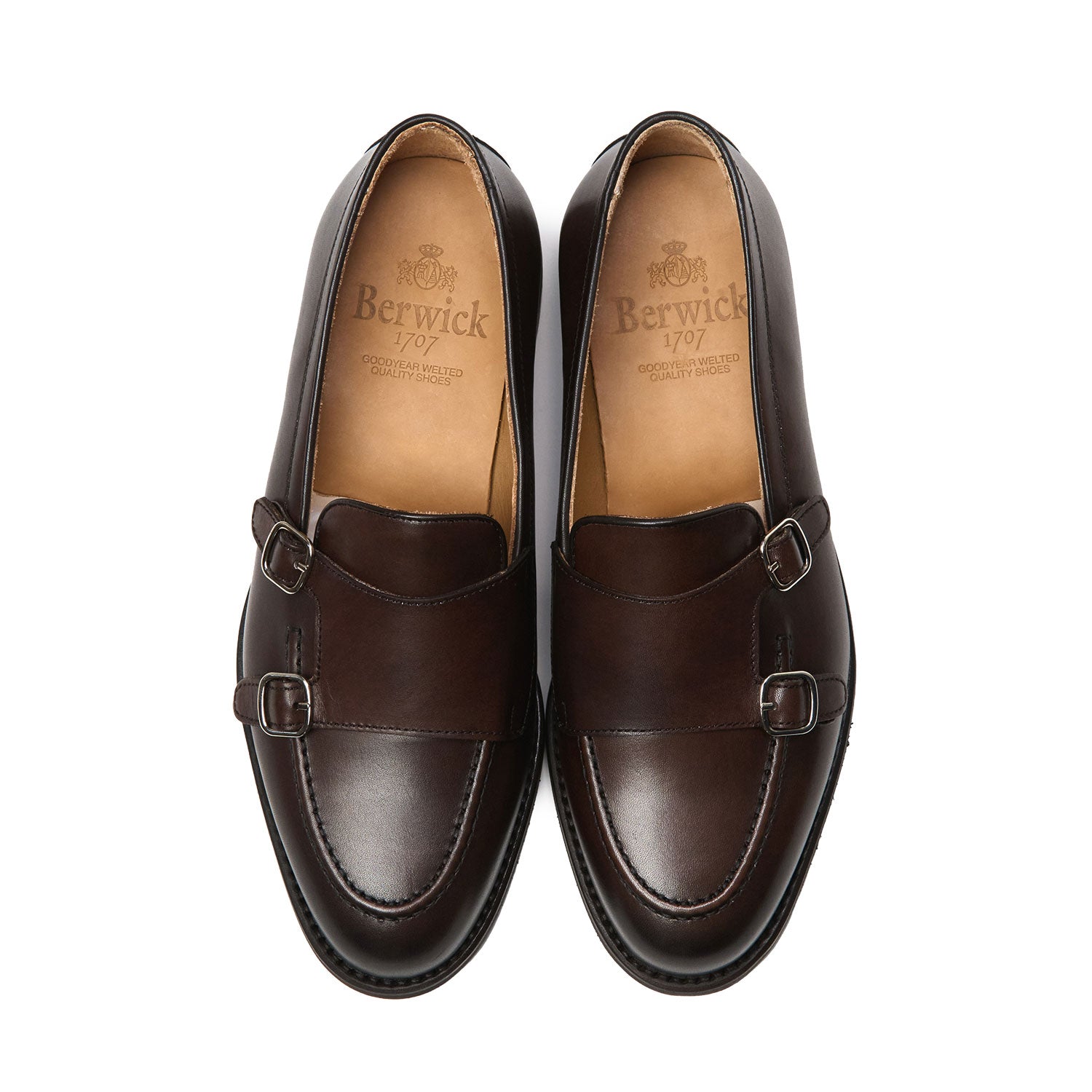 バーウィック, berwick, ダブルモンクストラップローファー, ダイナイトソール