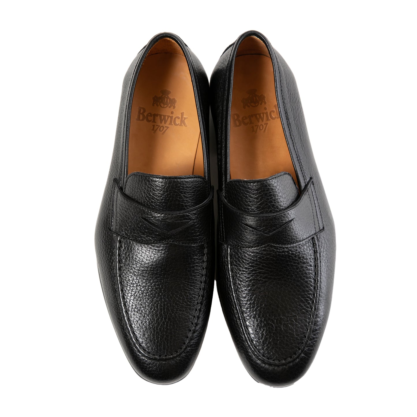 バーウィック, berwick, コインローファー, ゴム×レザーソール