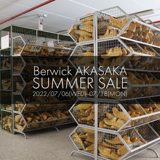 「SUMMER SALE」 開催のお知らせ｜Berwick AKASAKA