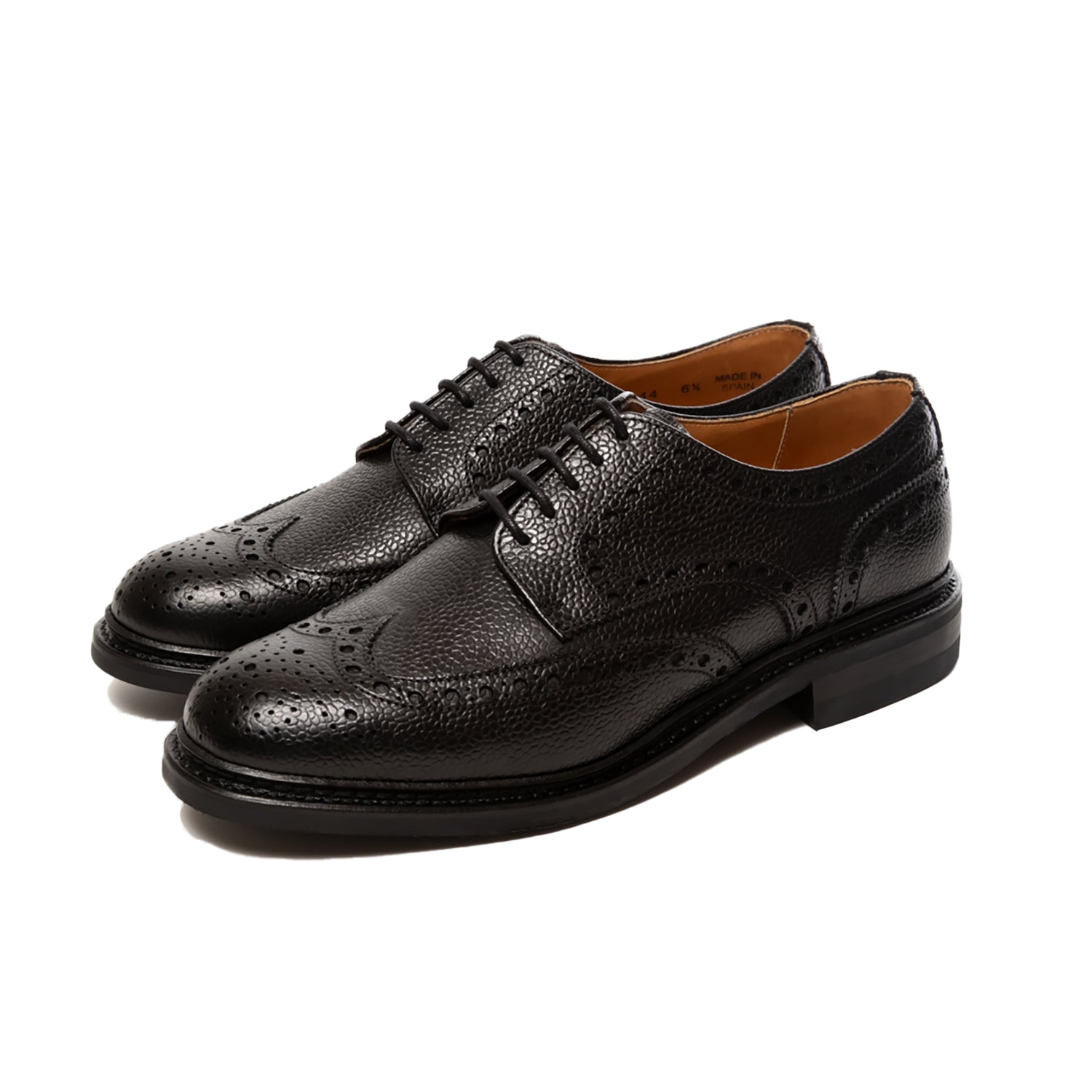 Berwick1707 | ウイングチップ シボ革 | 5544CCDABK – バーウィック