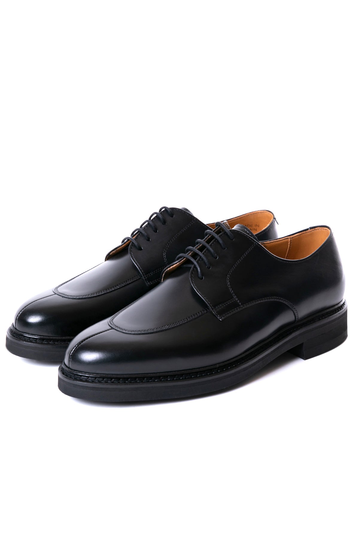 Berwick Uチップレザーシューズ 茶 6 25cm バーウィック 極美品】Berwick 革靴 レザー 本革 厚底 uチップ 外羽根 6(25