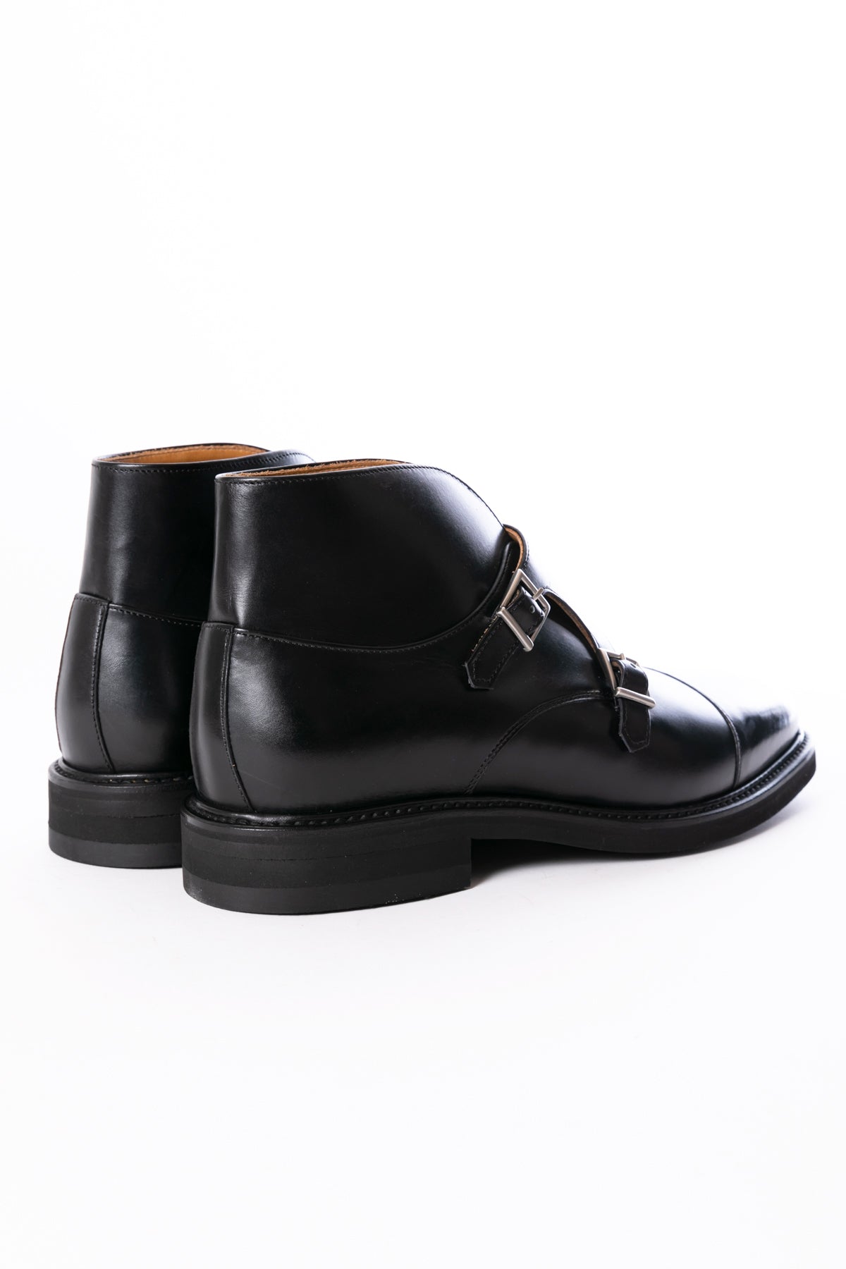 【美品】バレット　革靴　イタリア　ウイングチップ　ダブルモンク　黒　27.0cm